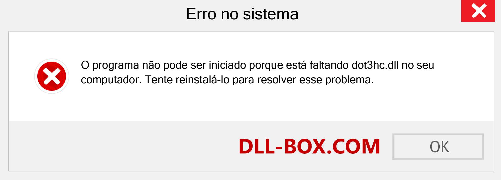 Arquivo dot3hc.dll ausente ?. Download para Windows 7, 8, 10 - Correção de erro ausente dot3hc dll no Windows, fotos, imagens